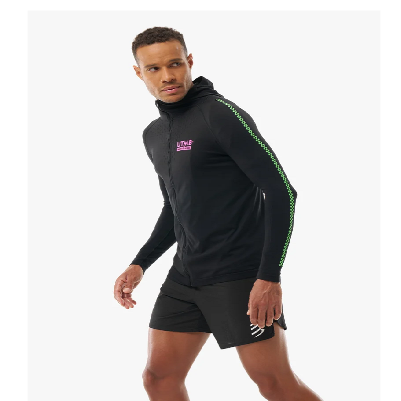 COMPRESSPORT 3D THERMO SEAMLESS HOODIE Zip - UTMB 2026
