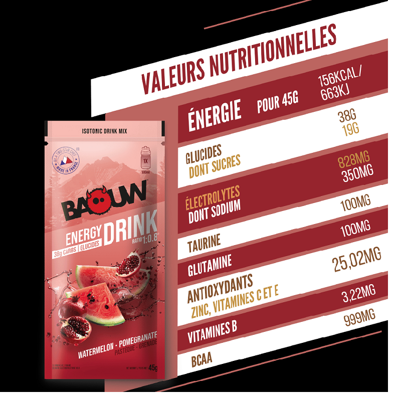 BAOUW ENERGY Drink 45 gr